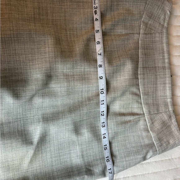 J.Crew 4P Petite Gray Pencil Skirt Preppy Classic Casual Chic Style - Picture 6 of 7